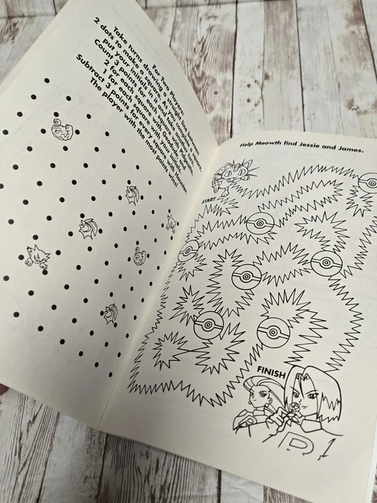 Pokémon Pandemonium Coloring Book 2000 Kraft Promo UNUSED Golden Books Vintage - Picture 6 of 9